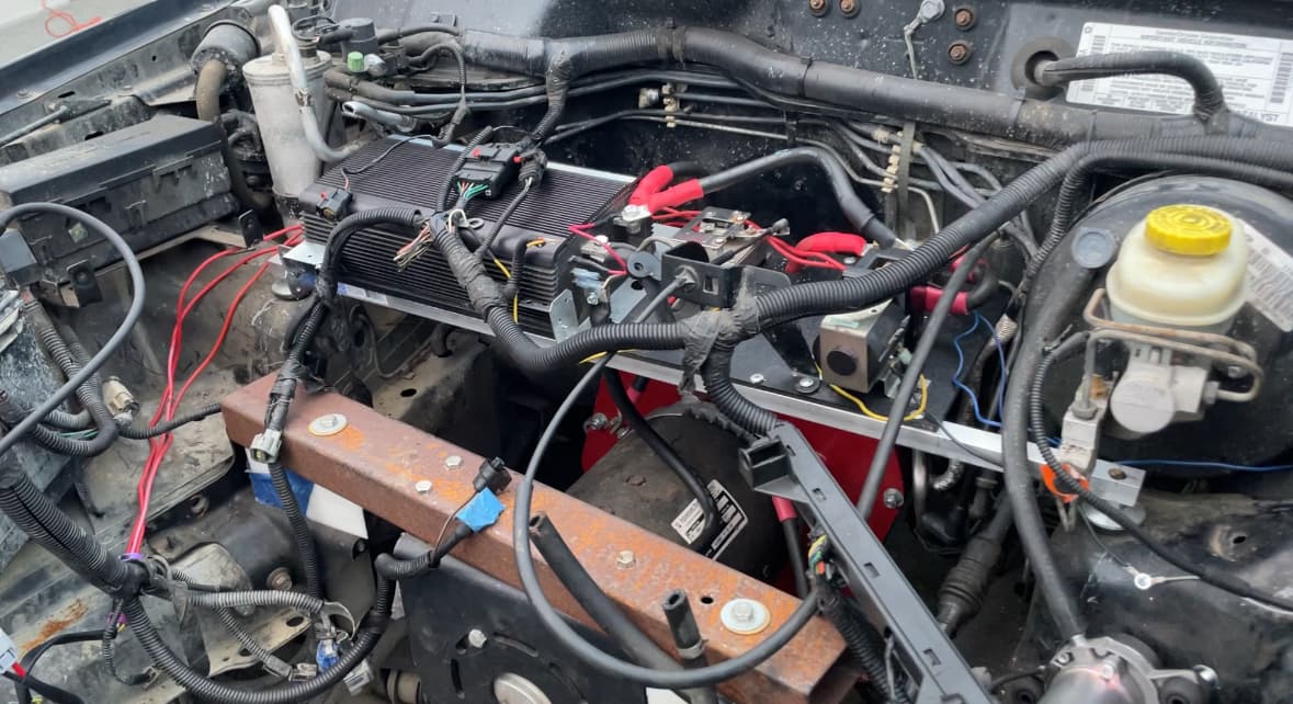 Engine bay wiring